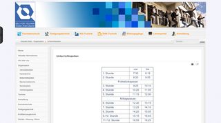 
                            12. BSZ für Technik - Unterrichtszeiten