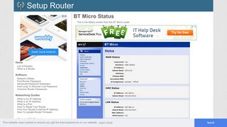 
                            11. BT Micro Screenshot Status - SetupRouter