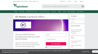 
                            10. BT Mobile Discount Codes, Sales, Cashback Offers & Deals ...