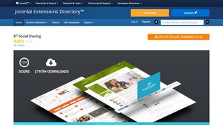 
                            6. BT Social Sharing, by BowThemes - Joomla Extension Directory