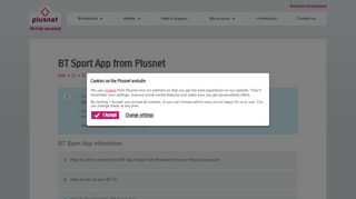 
                            8. BT Sport App from Plusnet | Help & Support - Plusnet