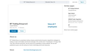 
                            10. BT Trading Group LLC | LinkedIn
