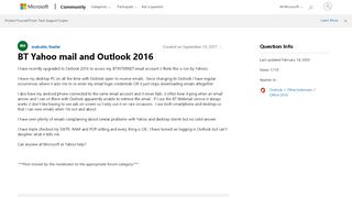 
                            9. BT Yahoo mail and Outlook 2016 - Microsoft Community