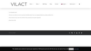 
                            7. BtB login – Vilact