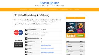 
                            10. Btc alpha Bewertung & Erfahrung - Bitcoin Börsen