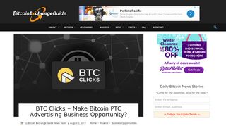 
                            8. BTC Clicks Review - Make Bitcoin PTC Advertising Business ...