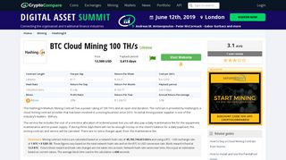 
                            2. BTC Cloud Mining 100 TH/s - Lifetime - Hashing24 Cloud Mining ...