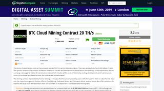 
                            7. BTC Cloud Mining Contract 20 TH/s - Lifetime- NuVoo Mining Starter ...