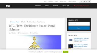 
                            7. BTC-Flow : The Bitcoin Faucet Ponzi Scheme – The Merkle ...