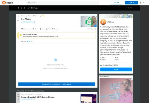 
                            10. Btc Magic : Bitcoin - Reddit