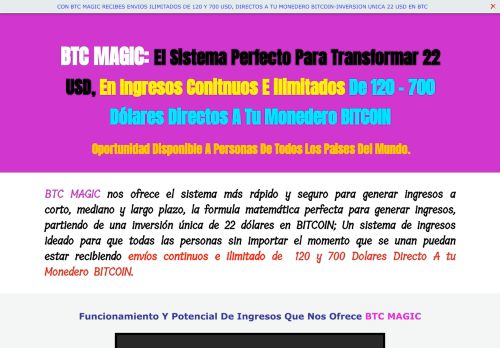 
                            4. BTC MAGIC - INGRESOS EN BITCOIN 120 - 700 CONTINUOS E ...