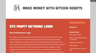 
                            8. Btc Profit Network Login « Make Money with Bitcoin Robots