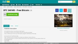 
                            3. BTC SAFARI - Free Bitcoin 2.8 Free Download