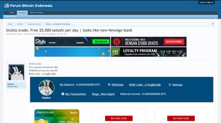 
                            4. btcbiz.trade: Free 25.000 satoshi per day | looks like new ...