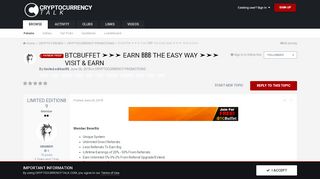 
                            9. btcbuffet Earn ฿฿฿ The Easy Way Visit & Earn - ...