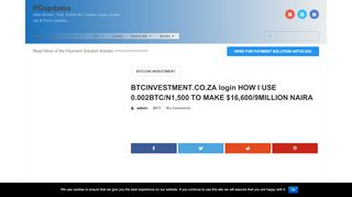 
                            3. BTCINVESTMENT.CO.ZA login HOW I USE 0.002BTC/N1,500 TO ...