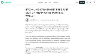 
                            2. BTCONLINE- EARN MONEY FREE JUST SIGN UP AND PROVIDE ...