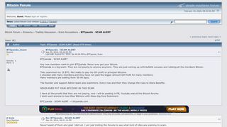 
                            5. BTCpanda - SCAM ALERT - Bitcointalk