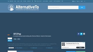 
                            13. BTCPop Alternatives and Similar Websites and Apps - AlternativeTo ...