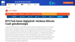 
                            10. BTCTurk karar değiştirdi: Herkese Bitcoin Cash göndereceğiz