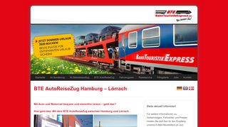 
                            2. BTE AutoReiseZug Hamburg - Lörrach | BahnTouristikExpress