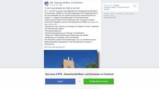 
                            12. BTE - Gewerkschaft Mess- und Eichwesen - Facebook