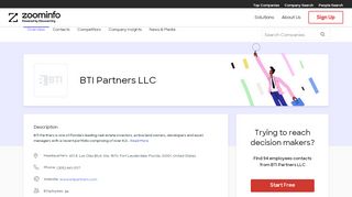 
                            9. BTI Partners LLC | ZoomInfo.com