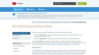 
                            8. BU OneDrive and Office Online : TechWeb : Boston University