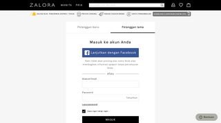 
                            10. Buat account pembeli baru - Zalora