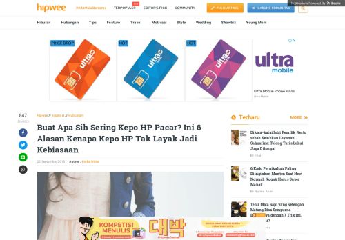 
                            13. Buat Apa Sih Sering Kepo HP Pacar? Ini 6 Alasan Kenapa Kepo HP ...