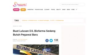 
                            10. Buat Lulusan D3, Biofarma Sedang Butuh Pegawai Baru | Dream.co.id