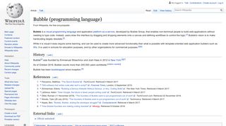 
                            8. Bubble (programming language) - Wikipedia