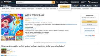 
                            7. Bubble Witch 2 Saga: Amazon.de: Apps für Android