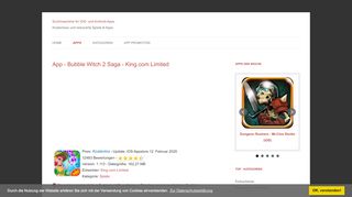 
                            1. Bubble Witch 2 Saga - King.com Limited - App