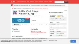 
                            11. Bubble Witch 3 Saga - Windows 8 / 10 App Download – kostenlos ...