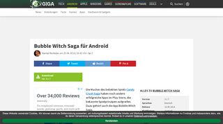 
                            8. Bubble Witch Saga für Android – GIGA