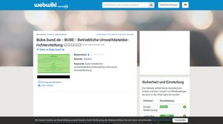 
                            5. Bube.bund.de - Erfahrungen und Bewertungen - Webwiki