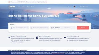 
                            5. Buche Bahn-, Bus- und Flugtickets für Deutschland und Europa