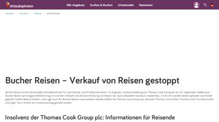 
                            9. Bucher Reisen | Pauschalreisen aus der Thomas Cook Gruppe