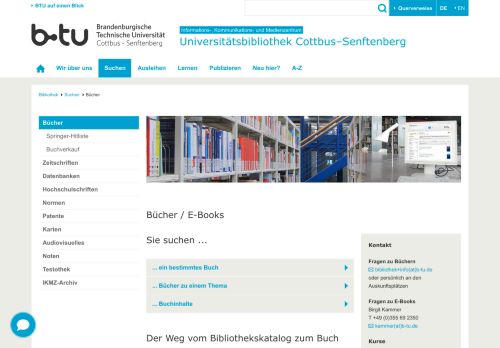 
                            7. Bücher : Universitätsbibliothek Cottbus–Senftenberg - BTU Cottbus ...