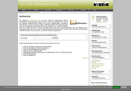 
                            4. Buchfreund.de - Unser Portal für antiquarische Bücher - w+h Gmbh