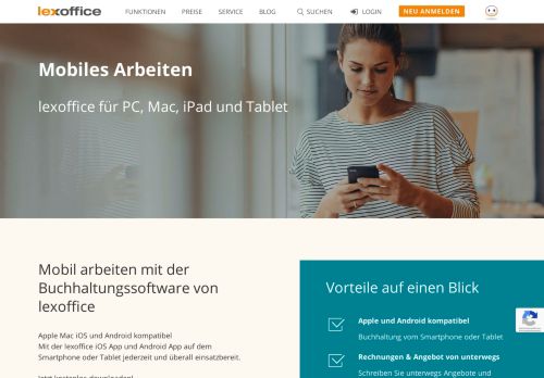 
                            5. Buchhaltung mobil per lexoffice-App - iPhone, iPad, iOS & Android