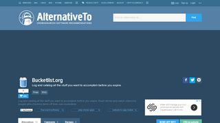 
                            7. Bucketlist.org Alternatives and Similar Websites and Apps ...