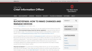 
                            1. BuckeyePass: How to make changes and manage devices | Office of ...