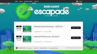
                            13. Bud Light Escapade Music Festival