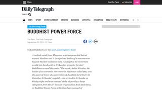 
                            9. BUDDHIST POWER FORCE | Daily Telegraph