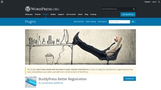 
                            3. BuddyPress Better Registration | WordPress.org