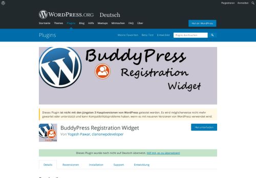 
                            1. BuddyPress Registration Widget | WordPress.org