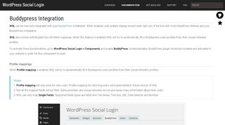 
                            8. Buddypress - WordPress Social Login
