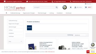 
                            9. Buderus | HOMEperfect - Onlineshop für Heizen. Wohnen. Leben.